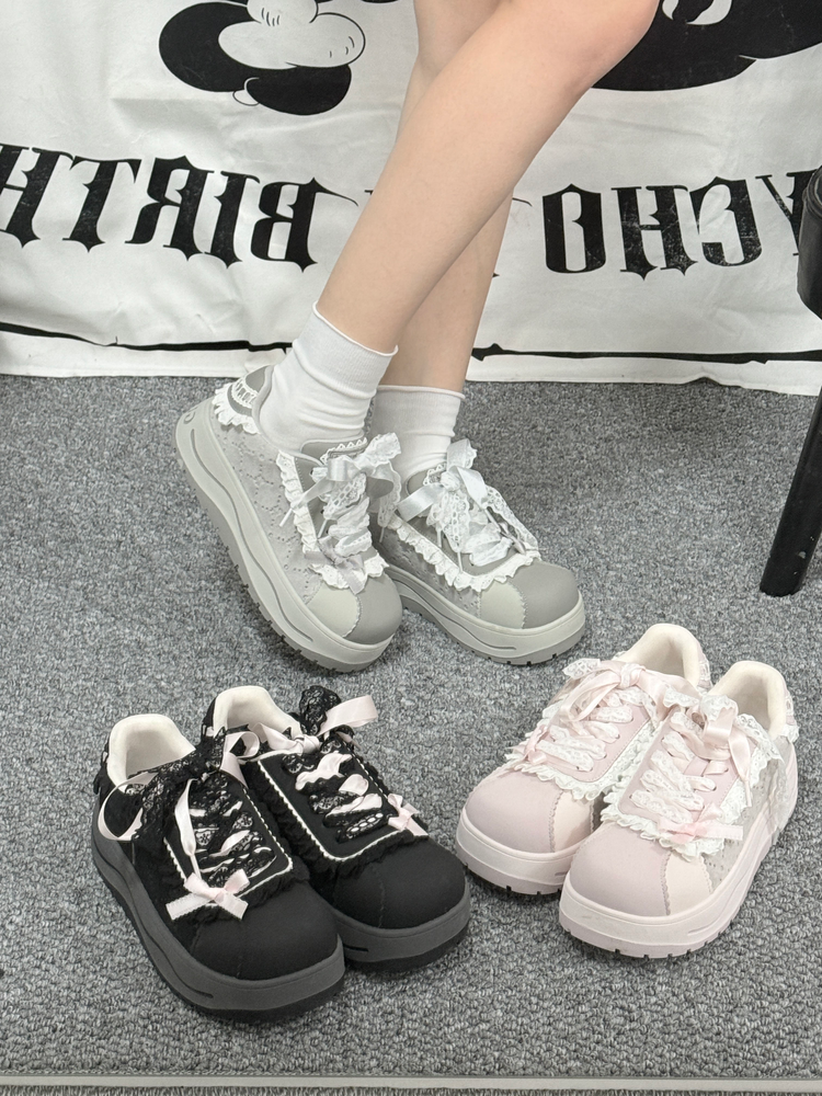 Women'S Shoes Com - Grey Running Single Shoes Gururu Original