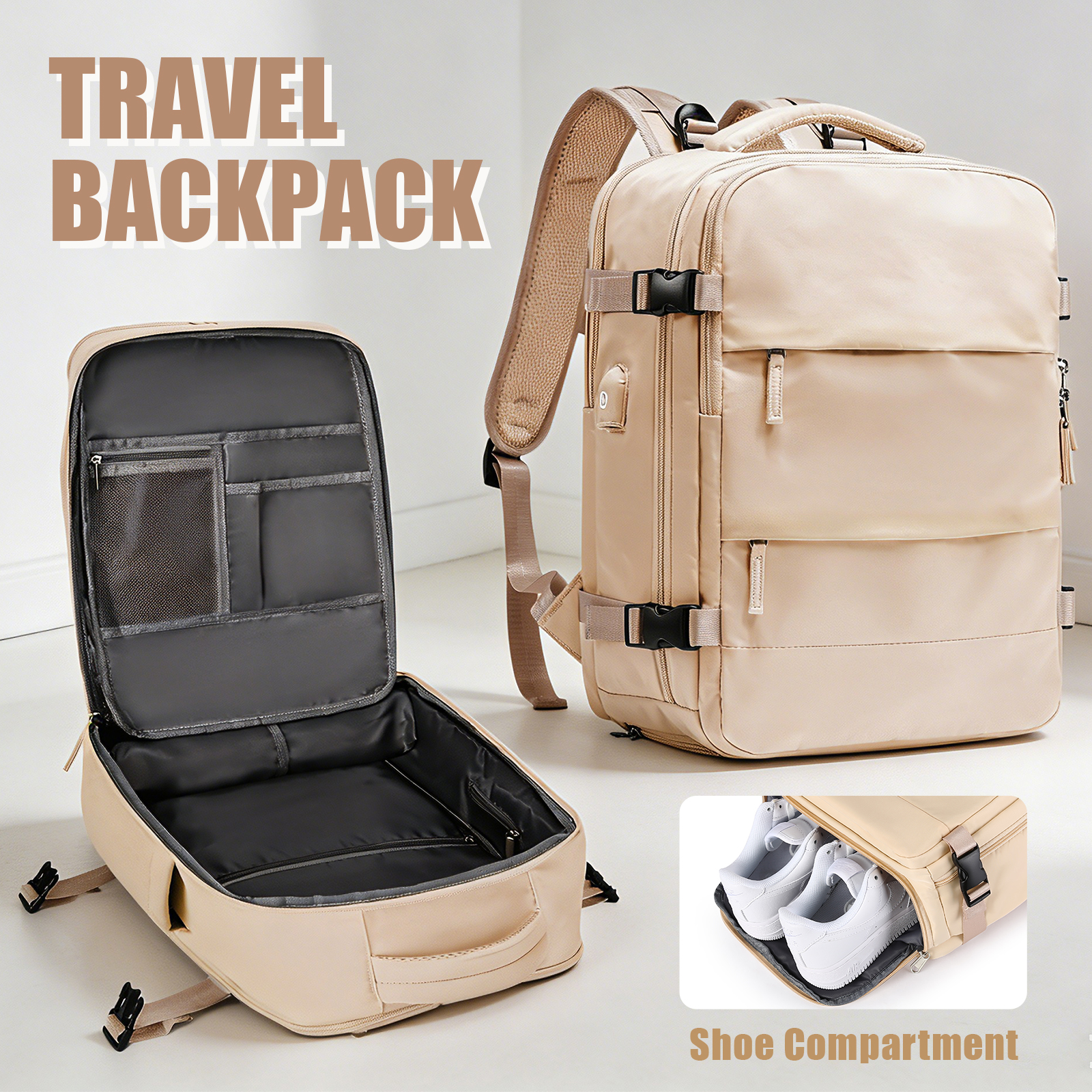 Women'S Shoes To Men'S - Large Travel Backpack for Men Women,