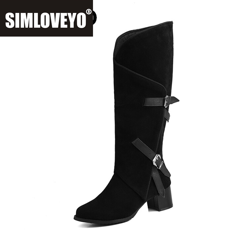 Wide Fit Heels - SIMLOVEYO 2024 New Women Knee Boots