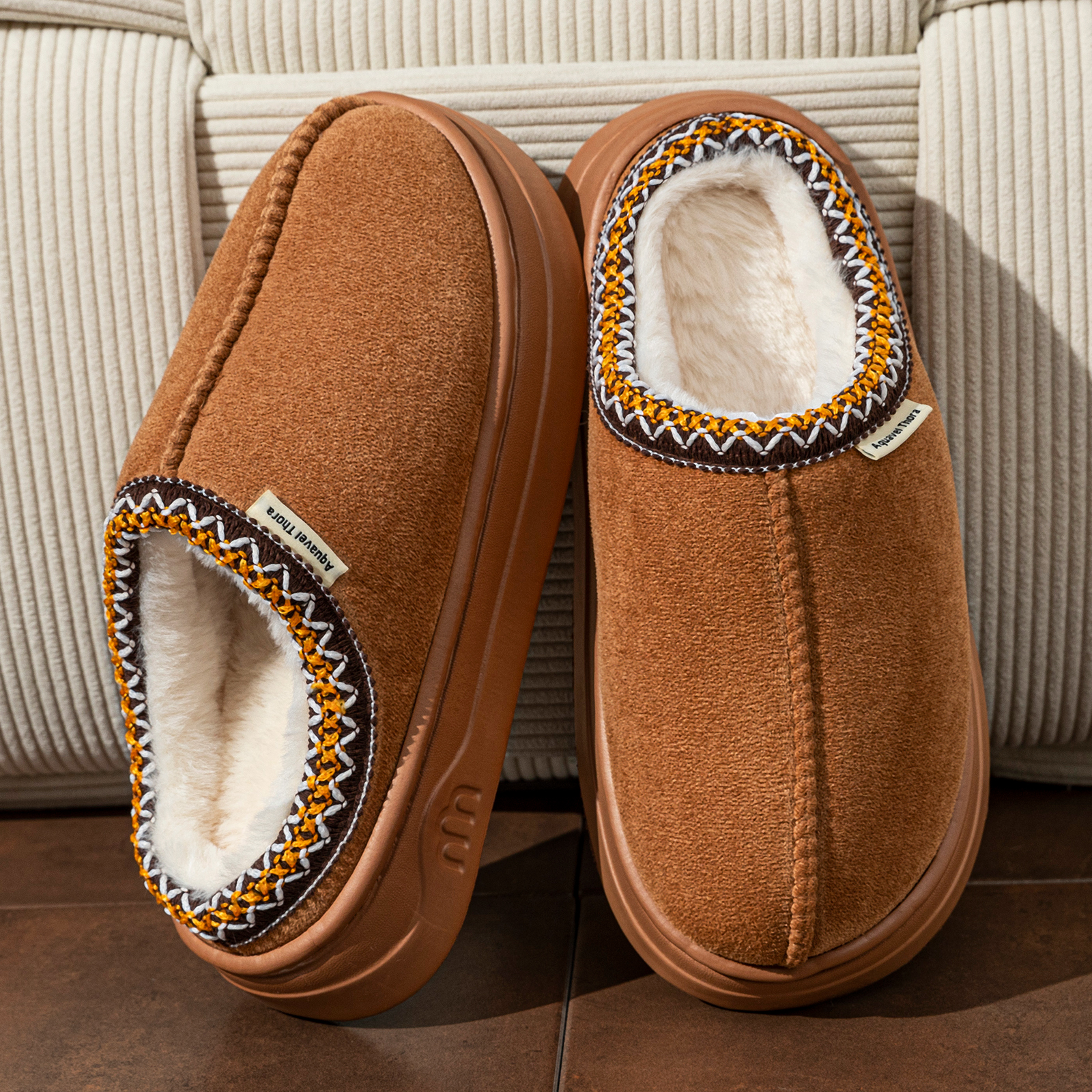 Women'S Shoes To Men'S - Winter Women's Slippers Boots Fashion Fuzzy