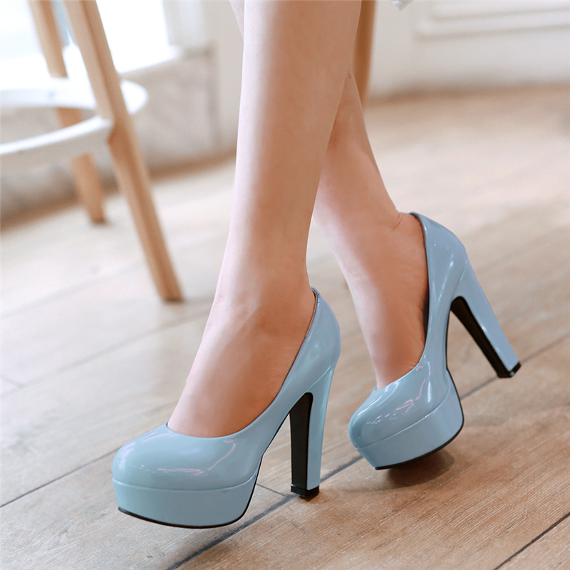 Elegant Women High Heels Platf - Women'S Shoes Navy Blue recensione e prezzo