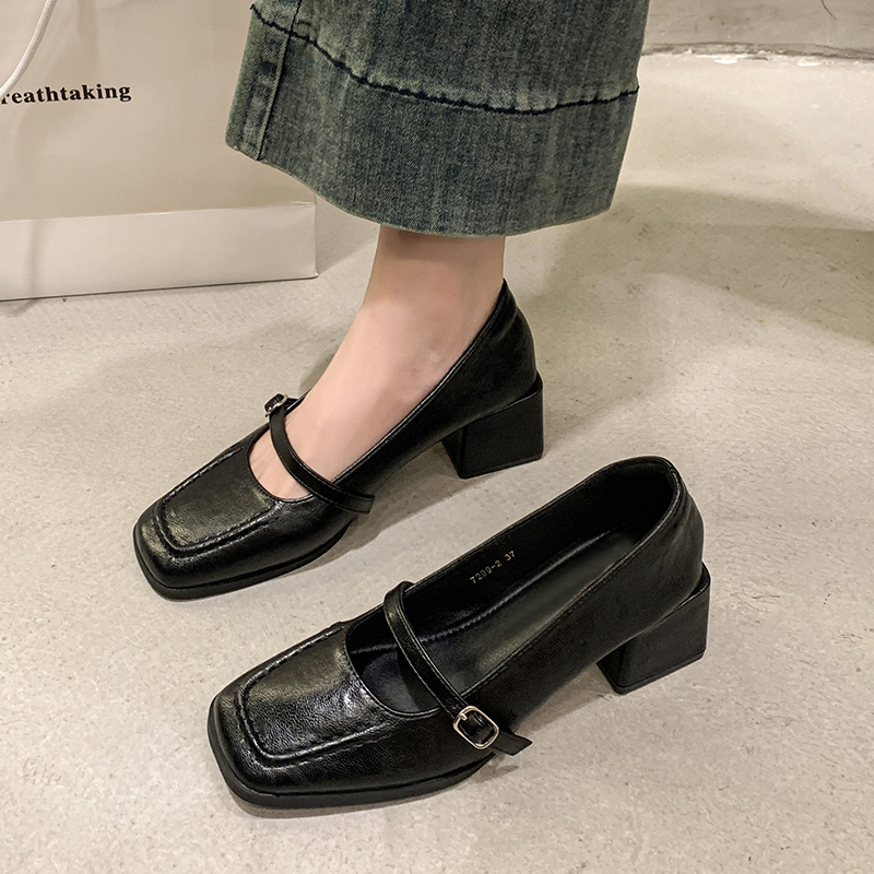 Spring New Retro Thick Heel Ma - Women Shoes Nb recensione e prezzo