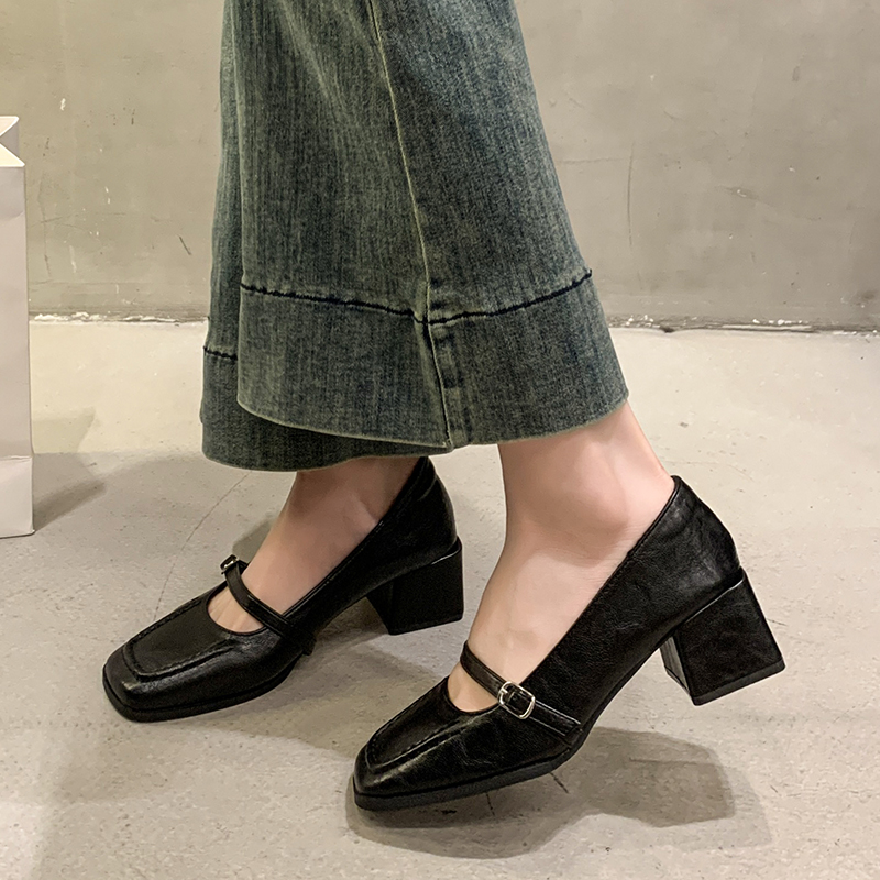 Spring New Retro Thick Heel Ma - Women Shoes Nb recensione e prezzo