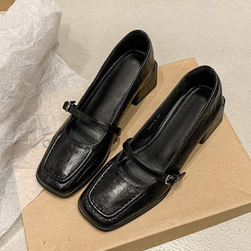 Spring New Retro Thick Heel Ma - Women Shoes Nb recensione e prezzo