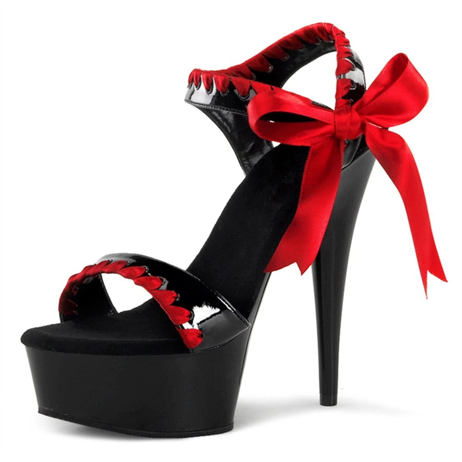 Neo Gothic Heels 15cm - Black  - Wide Fit Heels recensione e prezzo