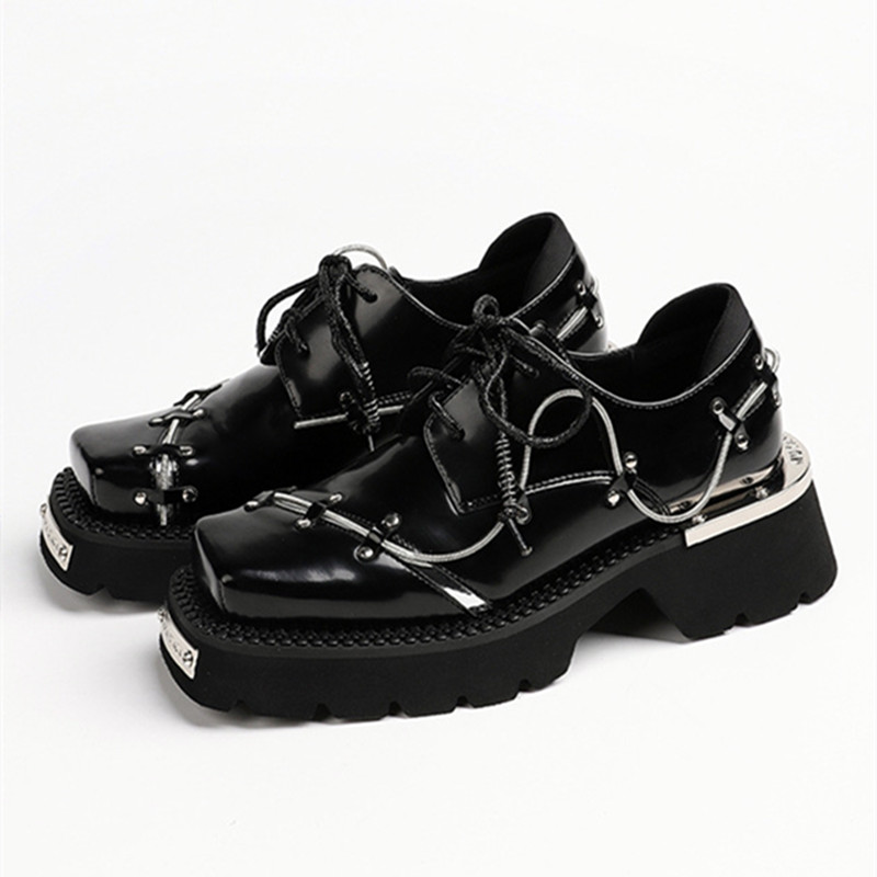 Luxury Metal Chain Decoration  - Women'S Shoes Loafers Black recensione e prezzo