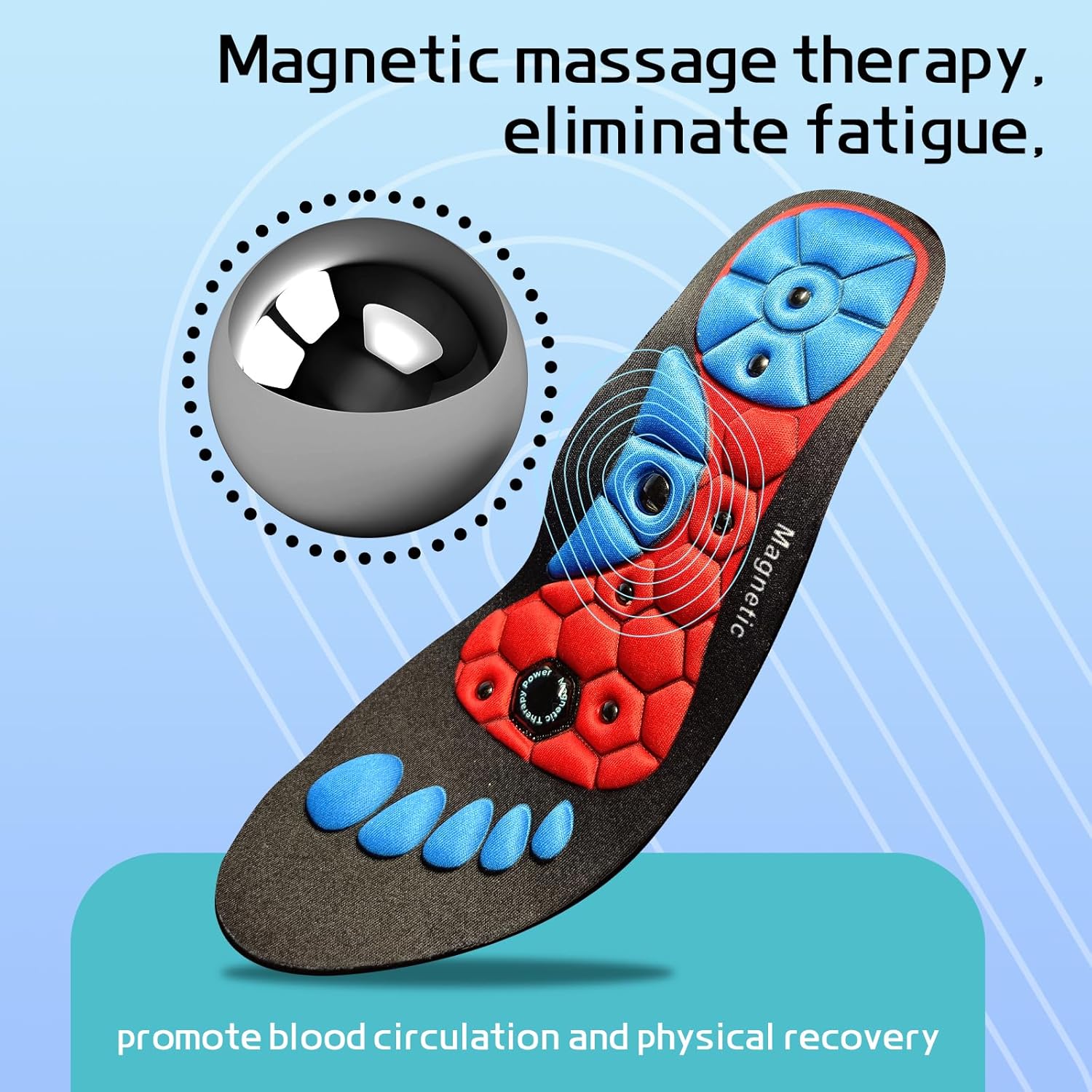 Magnetic Sports Shoe Insoles M - Women'S Shoes High Arch Support recensione e prezzo