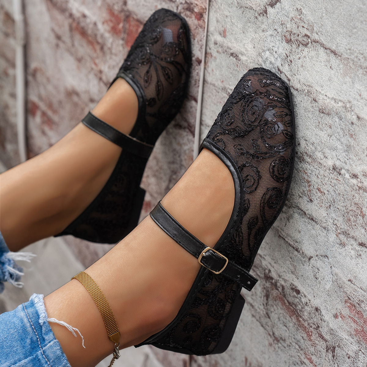 Women's New Summer Large Size  - Women'S Shoes Loafers Black recensione e prezzo