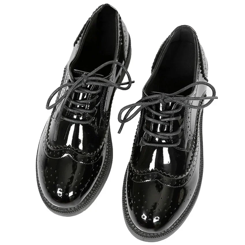 2025 Autumn Women Oxford Flats - Women'S Shoes Loafers Black recensione e prezzo