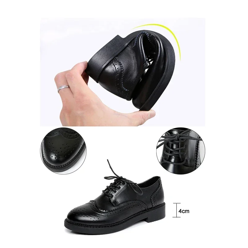 2025 Autumn Women Oxford Flats - Women'S Shoes Loafers Black recensione e prezzo