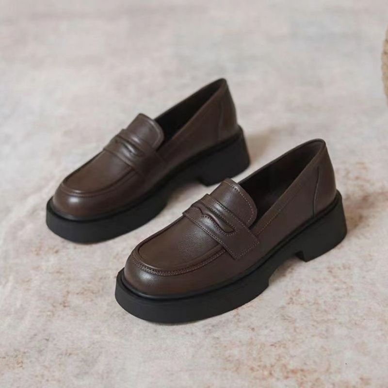 Women Black/Reddish Brown Plat - Women'S Shoes Loafers Black recensione e prezzo