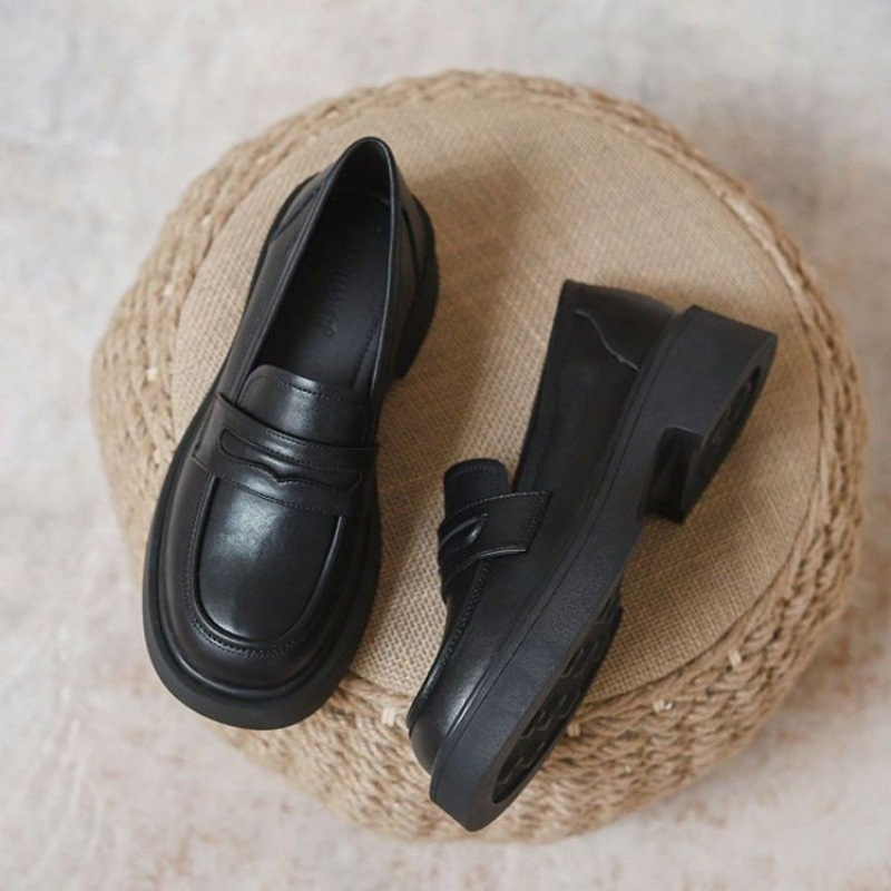Women Black/Reddish Brown Plat - Women'S Shoes Loafers Black recensione e prezzo