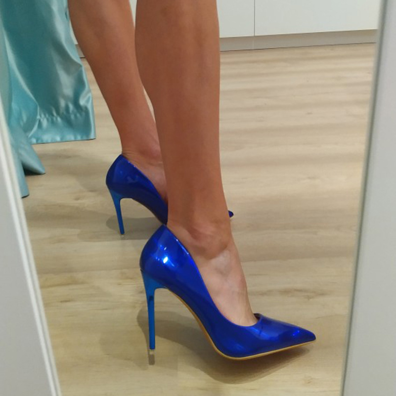 Women Fetish 10.5cm High Heels - Women'S Shoes Navy Blue recensione e prezzo