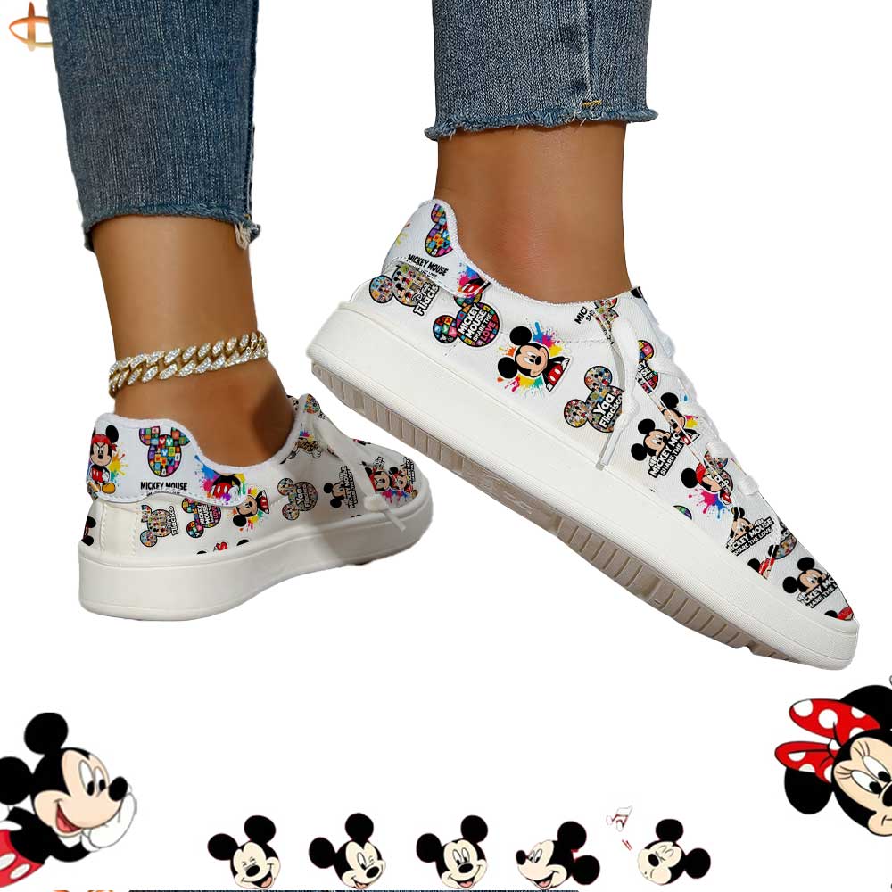 Disney Mickey & Minnie Leopard - Women'S Shoes Com recensione e prezzo