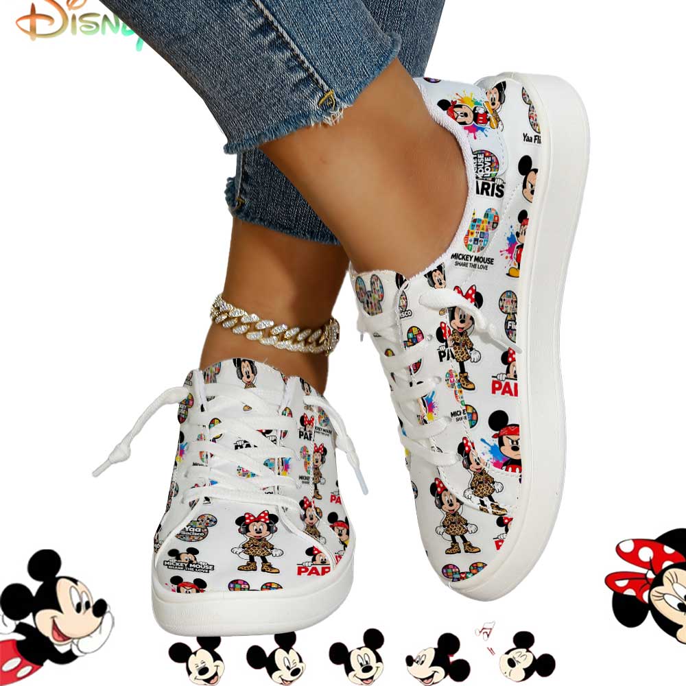 Disney Mickey & Minnie Leopard - Women'S Shoes Com recensione e prezzo