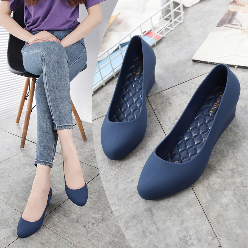 Resillee Women Navy Blue Wedge - Women'S Shoes Navy Blue recensione e prezzo