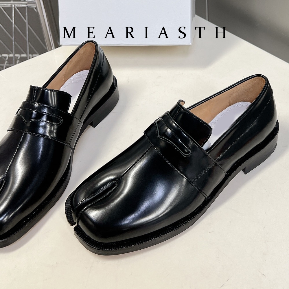black Tabi Shoes Split Toe Pat - Women'S Shoes Loafers Black recensione e prezzo