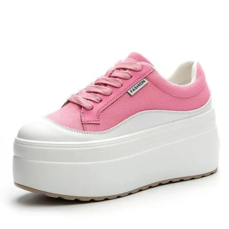 8cm New Canvas Genuine Leather - Women'S Shoes Com recensione e prezzo