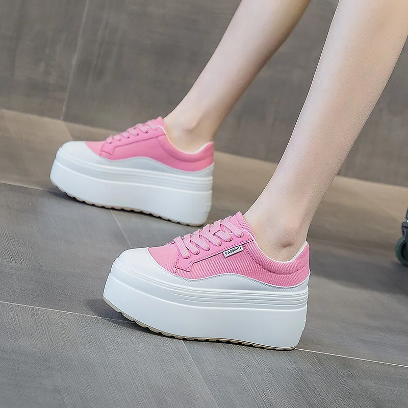 8cm New Canvas Genuine Leather - Women'S Shoes Com recensione e prezzo