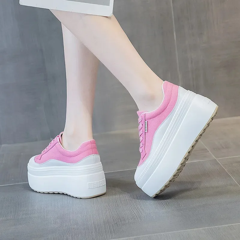 8cm New Canvas Genuine Leather - Women'S Shoes Com recensione e prezzo