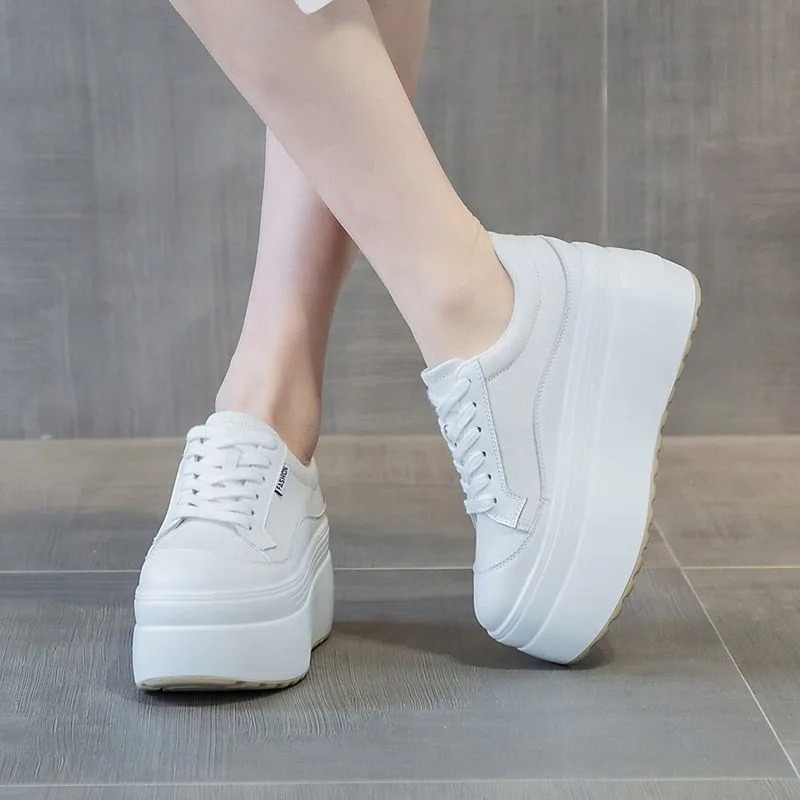 8cm New Canvas Genuine Leather - Women'S Shoes Com recensione e prezzo