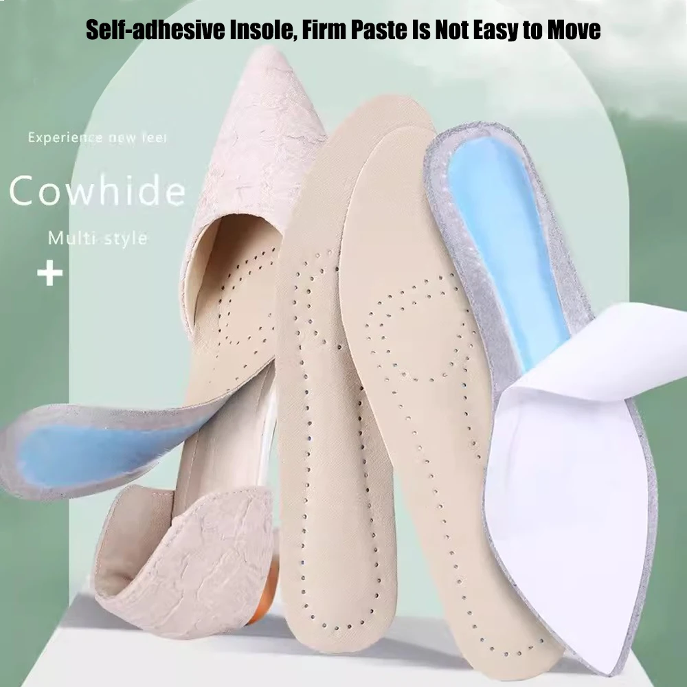Self adhesive Leather Insoles  - Women'S Shoes For Plantar Fasciitis recensione e prezzo