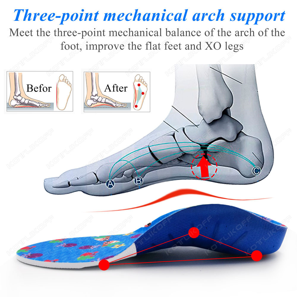 Kids Orthopedic Insoles For Fl - Women'S Shoes High Arch Support recensione e prezzo