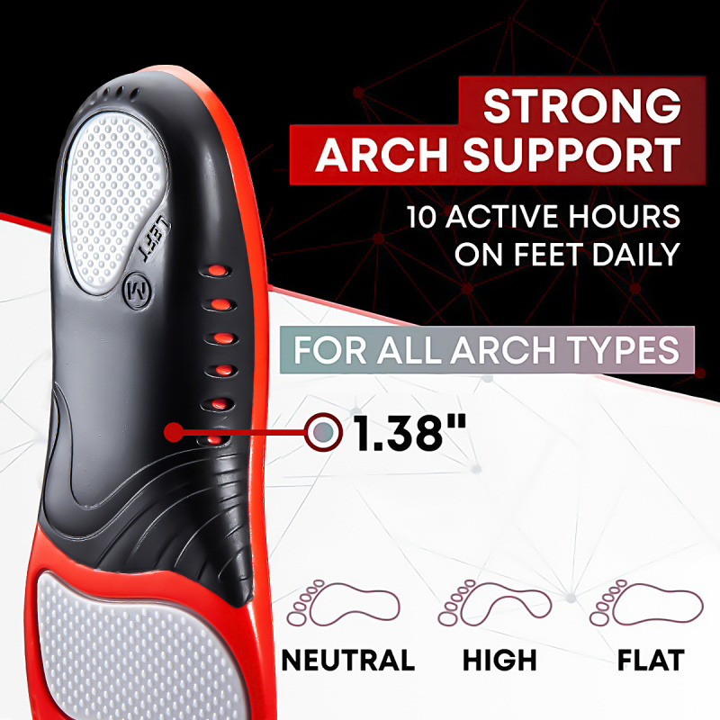 Premium Silicone Gel Insoles f - Women'S Shoes For Plantar Fasciitis recensione e prezzo