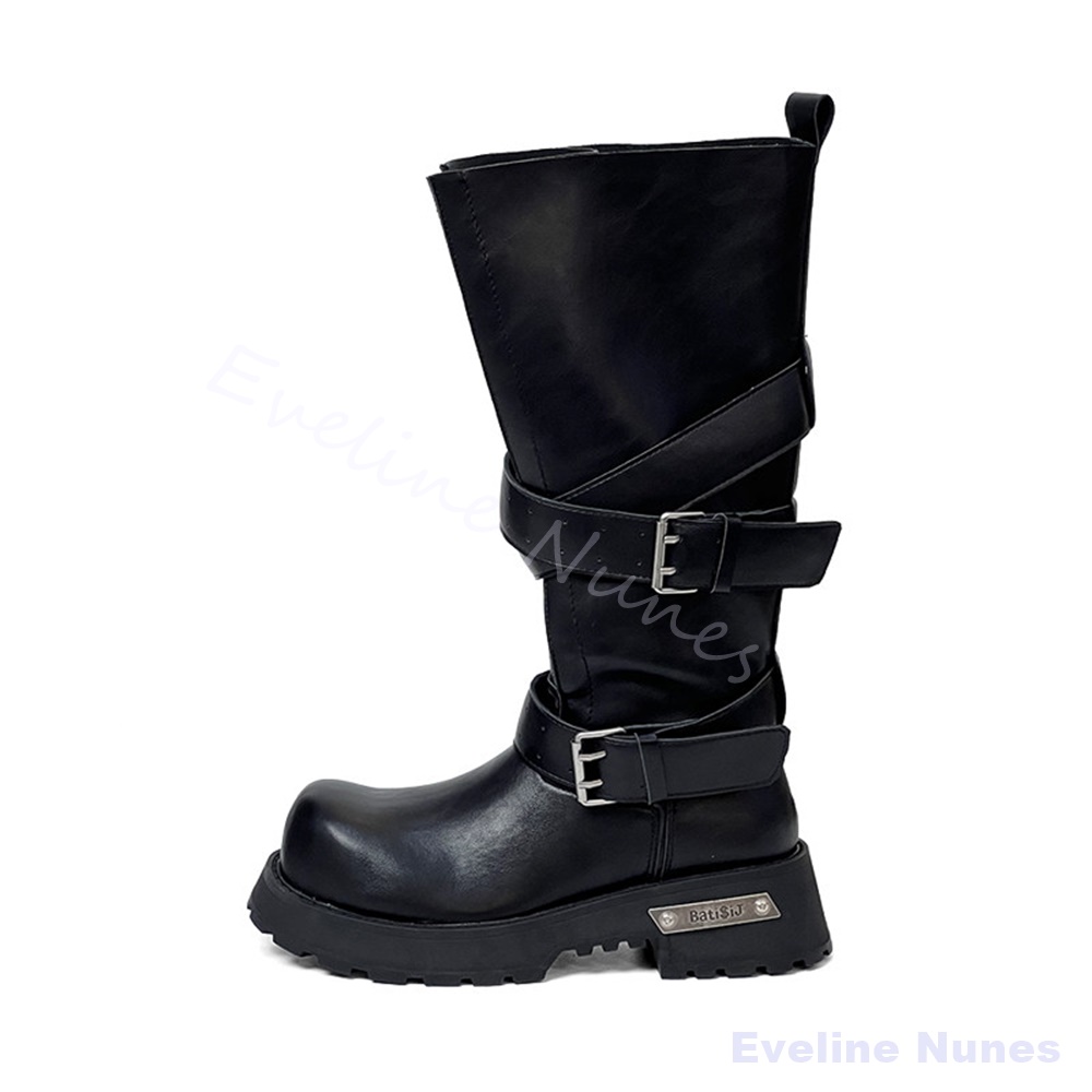 Wide-legged Belt Buckle Thick- - Wide Fit Heels recensione e prezzo