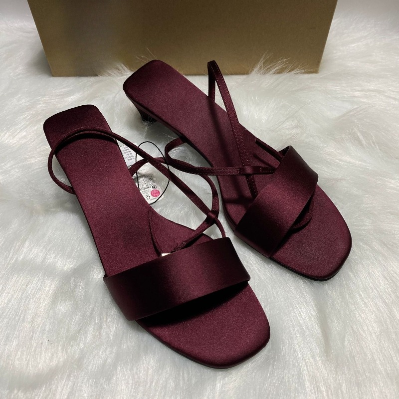 Luxury Satin Ankle Strap Low H - Women Shoes Branded recensione e prezzo