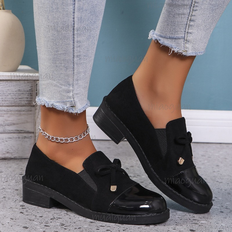 Lady Casual Shoes Slip On PU L - Women'S Shoes Loafers Black recensione e prezzo