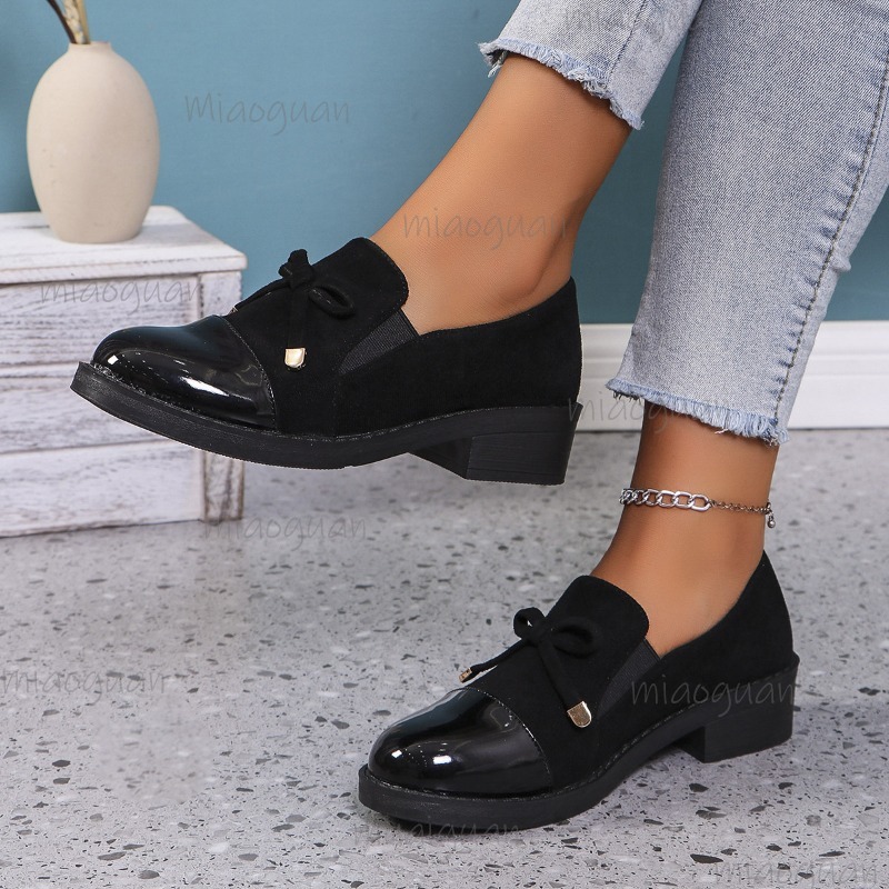Lady Casual Shoes Slip On PU L - Women'S Shoes Loafers Black recensione e prezzo