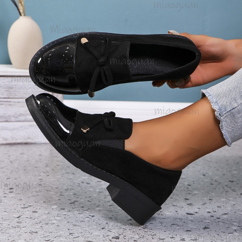 Lady Casual Shoes Slip On PU L - Women'S Shoes Loafers Black recensione e prezzo