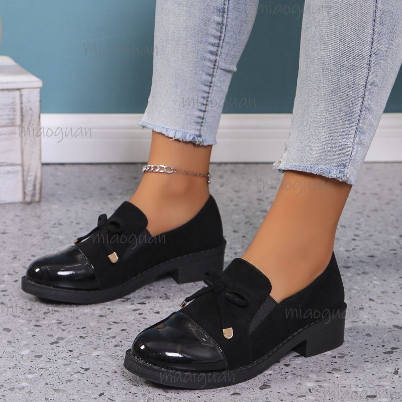 Lady Casual Shoes Slip On PU L - Women'S Shoes Loafers Black recensione e prezzo
