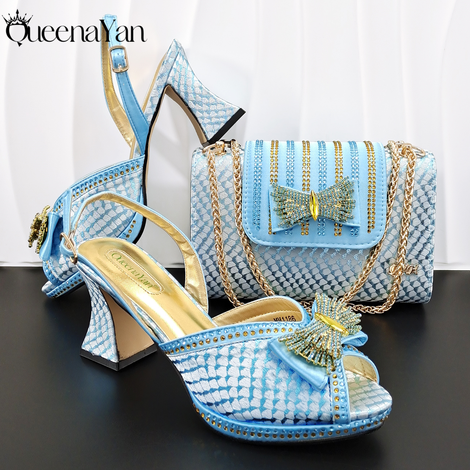 QueenaYan Hot Selling Sky Blue - Women'S Shoes Navy Blue recensione e prezzo