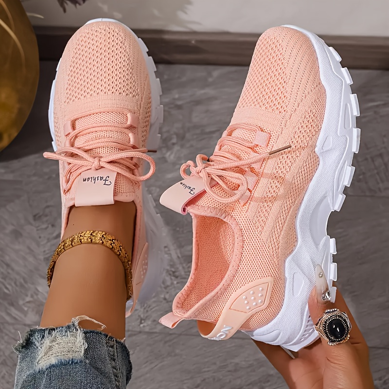 Breathable Knit Sneakers Fashi - Women'S Shoes Com recensione e prezzo
