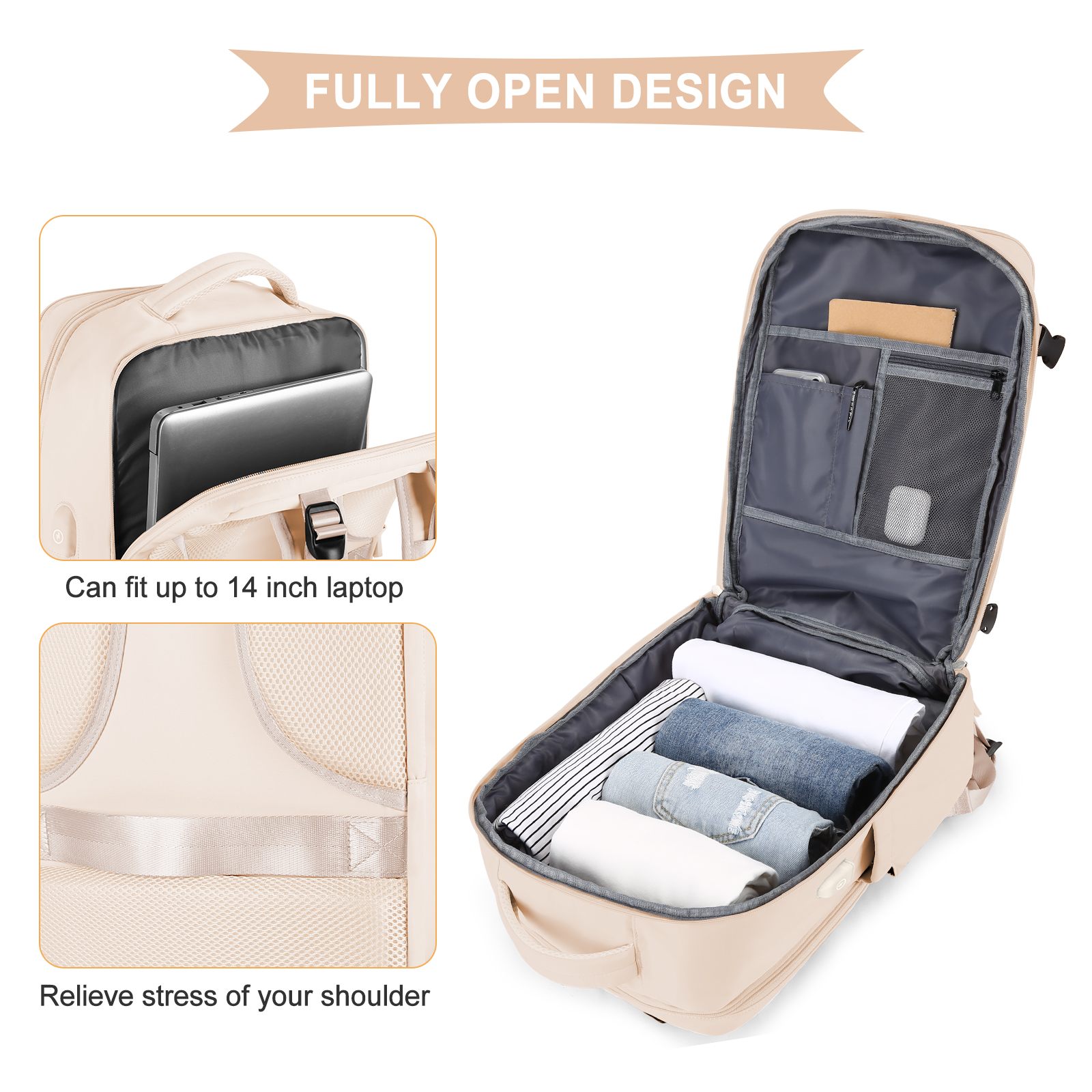 Large Travel Backpack for Men  - Women'S Shoes To Men'S recensione e prezzo