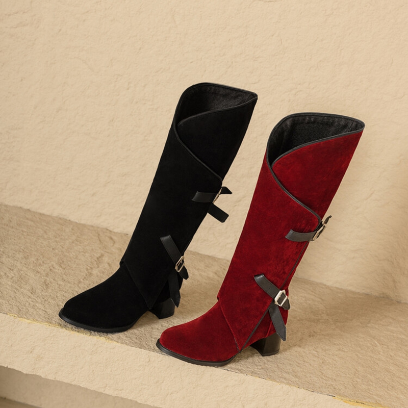 SIMLOVEYO 2024 New Women Knee  - Wide Fit Heels recensione e prezzo
