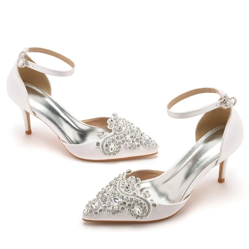 Strap Sandals Party Rhinestone - Women'S Shoes Navy Blue recensione e prezzo