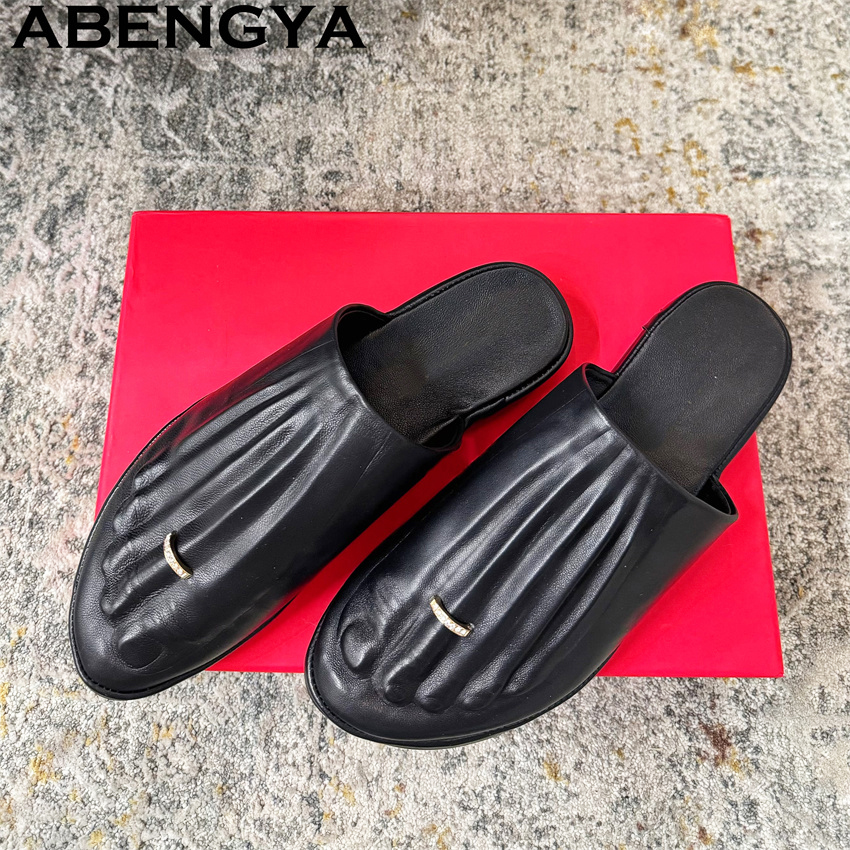 Black Real Leather Wrap Toe lo - Women'S Shoes Loafers Black recensione e prezzo