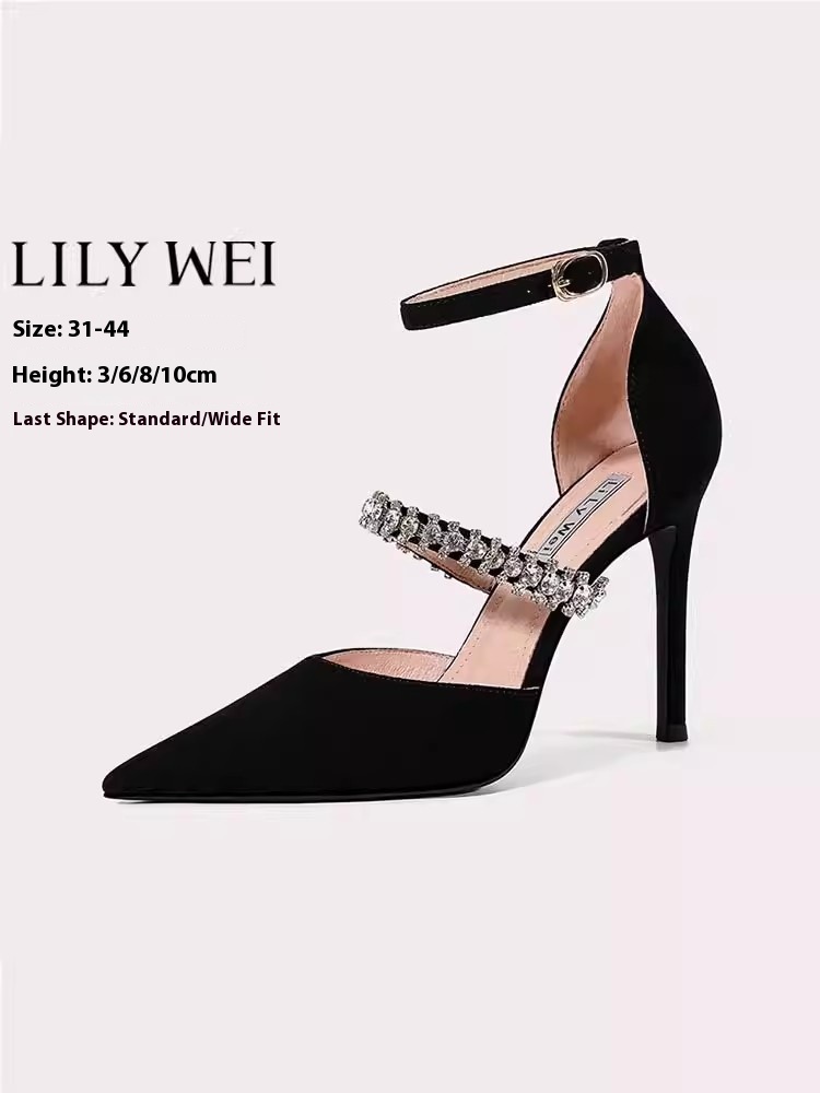 Low-heeled thin high-heeled we - Wide Fit Heels recensione e prezzo