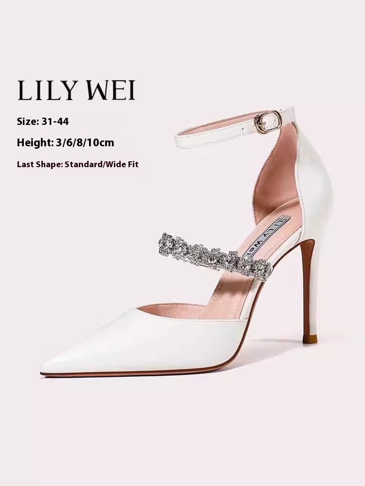 Low-heeled thin high-heeled we - Wide Fit Heels recensione e prezzo