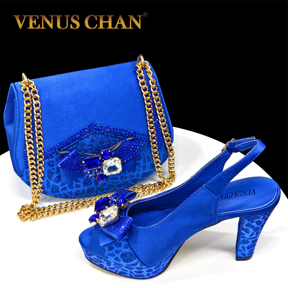 2024 Rhinestone Design INS Hot - Women'S Shoes Navy Blue recensione e prezzo