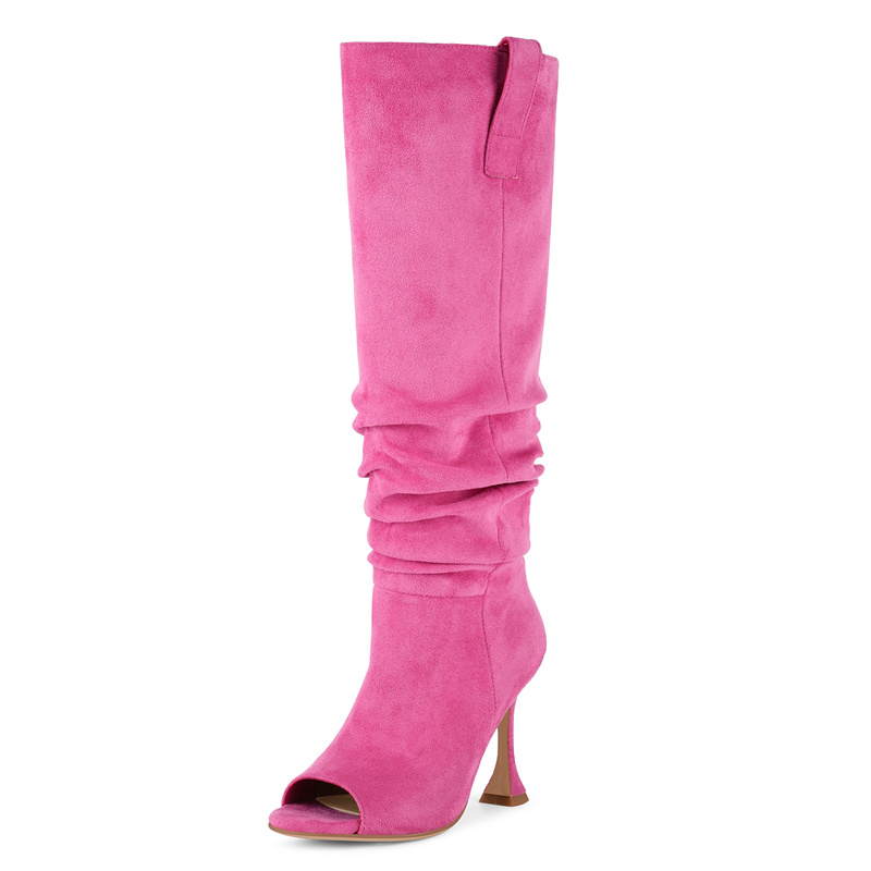 Onlymaker Peep Open Toe Pleate - Wide Fit Heels recensione e prezzo