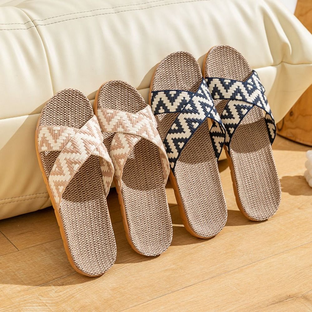 Fashion Ethnic Style Linen Cro - Women'S Shoes To Men'S recensione e prezzo
