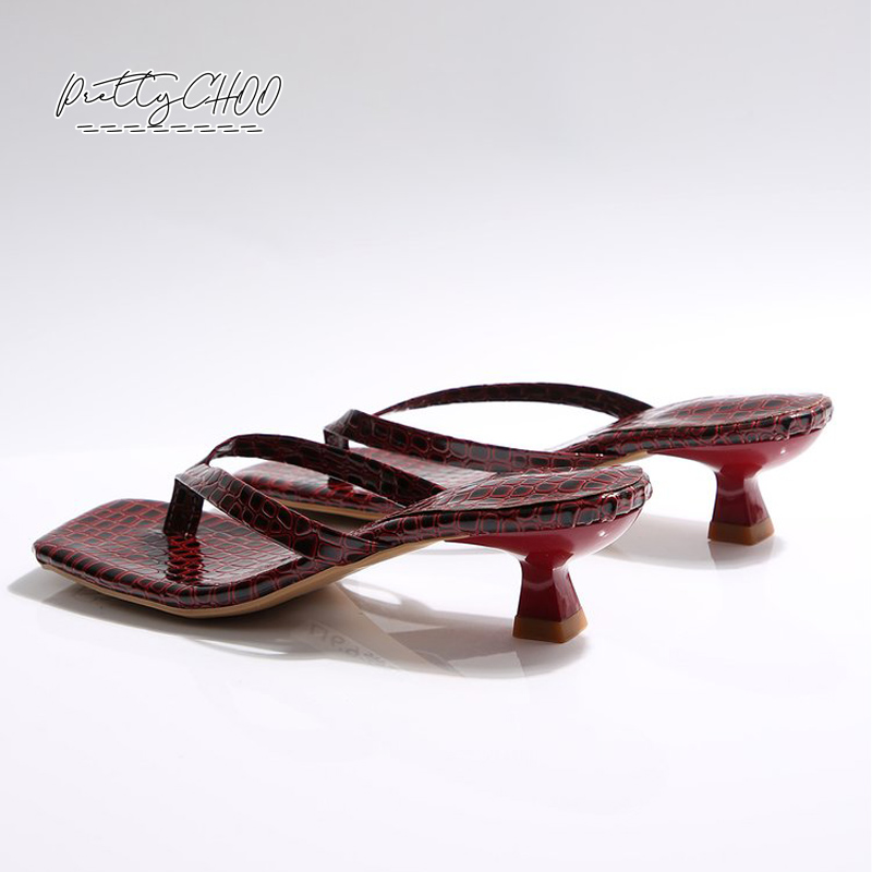 Crocodile Print Kitten Heel Fl - Women'S Shoes To Men'S recensione e prezzo